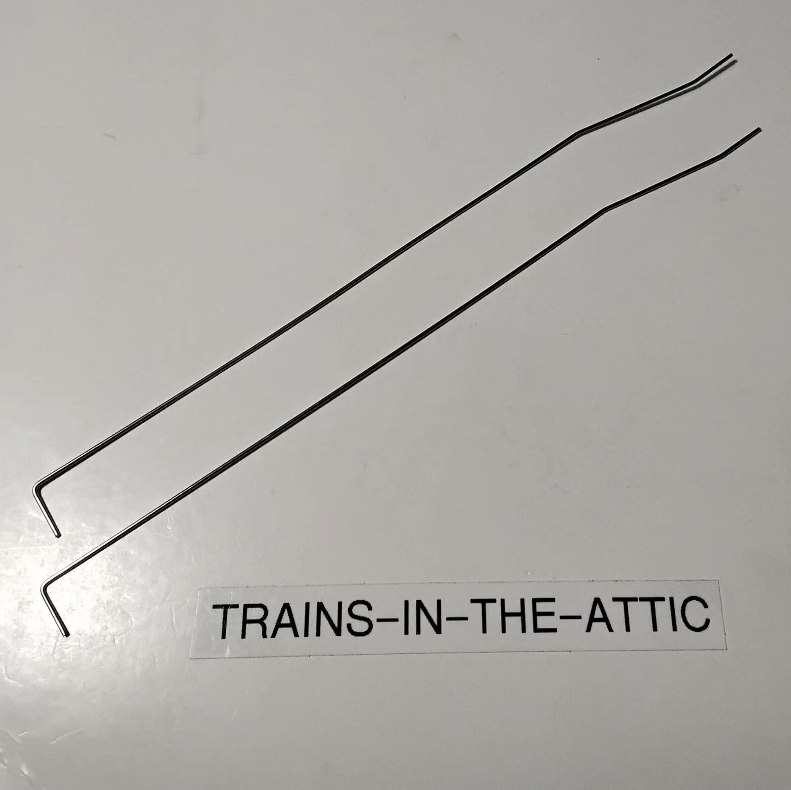 LIONEL 622  SWITCHER HANDRAIL. NICKEL NEW PART 622-15. PACK OF (2) RAILS