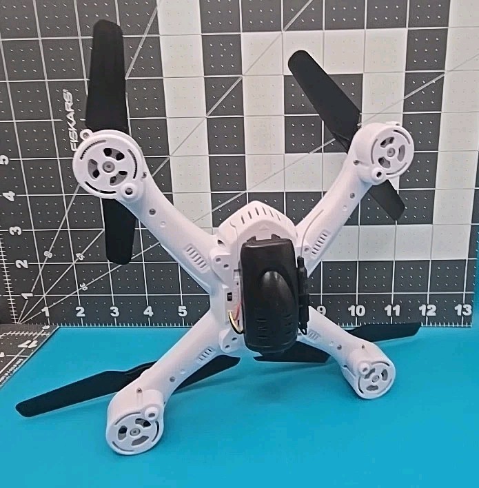 White Sky Rider Quadcopter Drone With Camera Open Box New