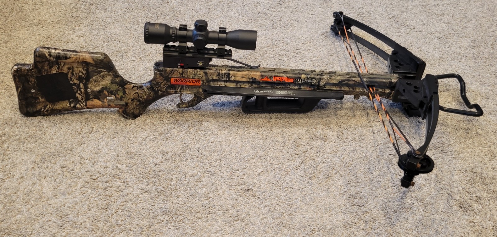Wicked Ridge by TenPoint Warrior G3 Crossbow with 3x scope