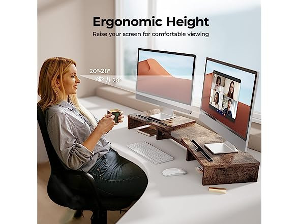 LORYERGO Dual Monitor Stand