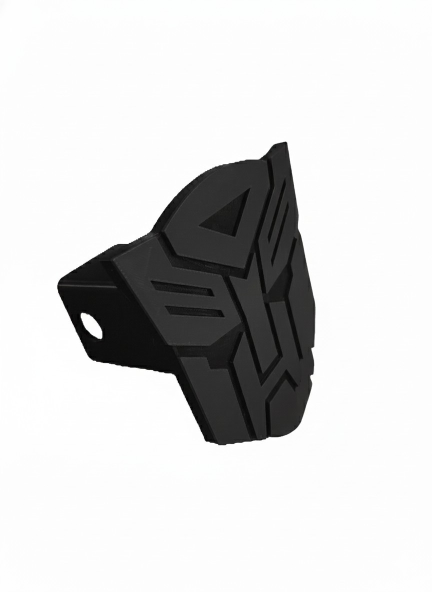 Transformers Dark Autobot Trailer Hitch Receiver Cover Tow Towing Plug Cap 2x2"
