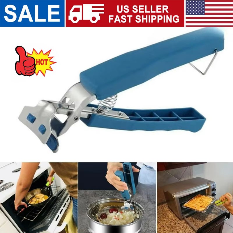 NEW Gripper Clip Moving Hot Plate Bowls Food Out for Pot Microwave Oven US