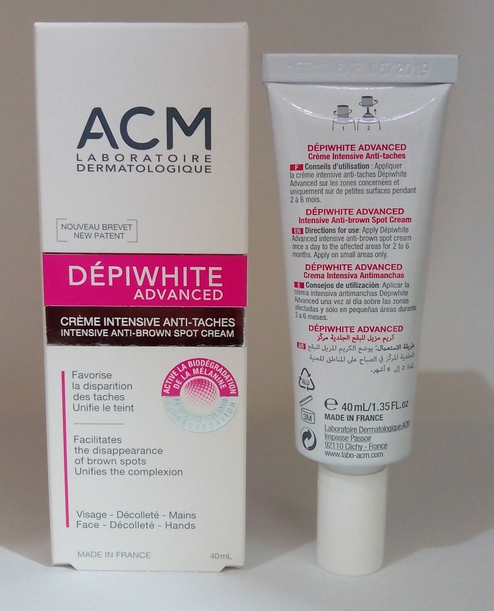 ACM Laboratoires DEPIWHITE Advanced Intensive Anti Brown Spot Cream 40ml 03/2028