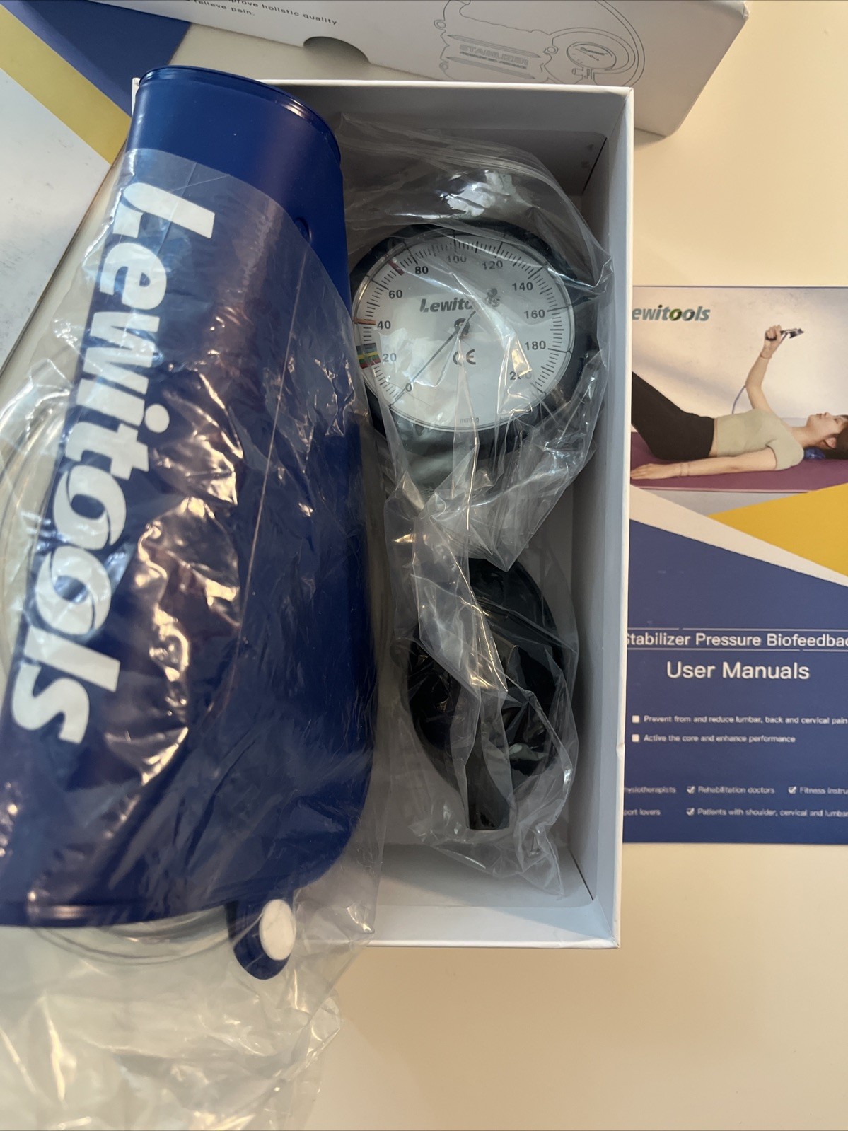 Lewitools Pressure Biofeedback Stabilizer Core Activator-Back & Neck Pain Relief