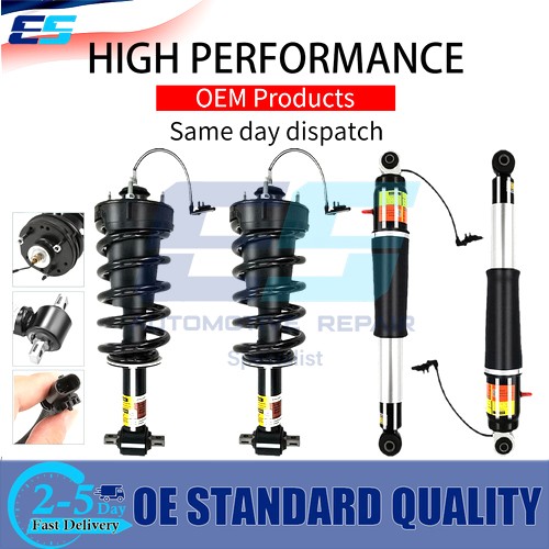4X Front Rear Shock Strut Magnetic For GMC Yukon Denali Escalade Tahoe Suburban