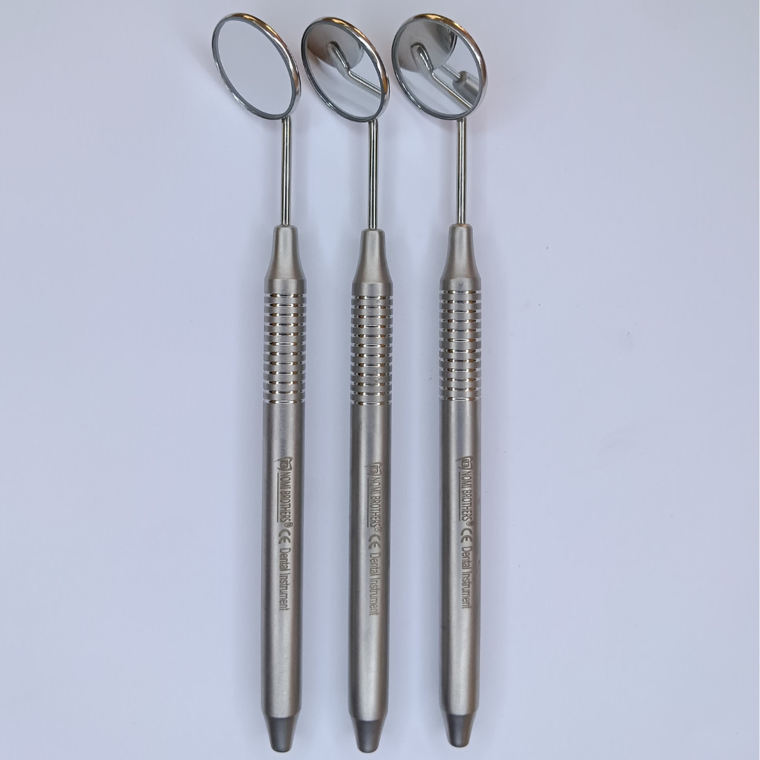 Mouth Mirror #5 Hollow Handle – German X3 Dental Instrument for Oral Exam