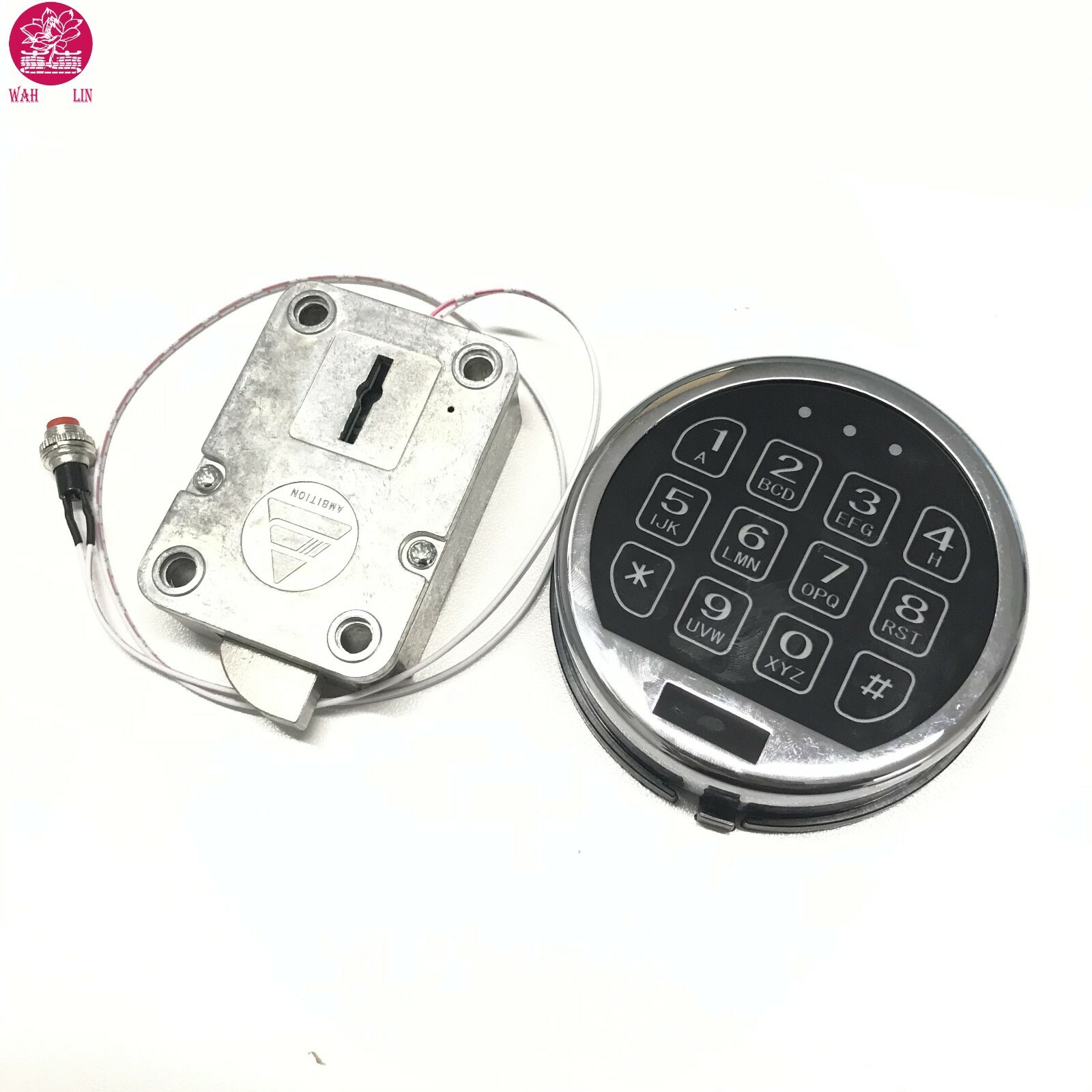 Chrome Light LED Keypad Basic Swingbolt Lock Replace Most S&G LG NL SecuRam