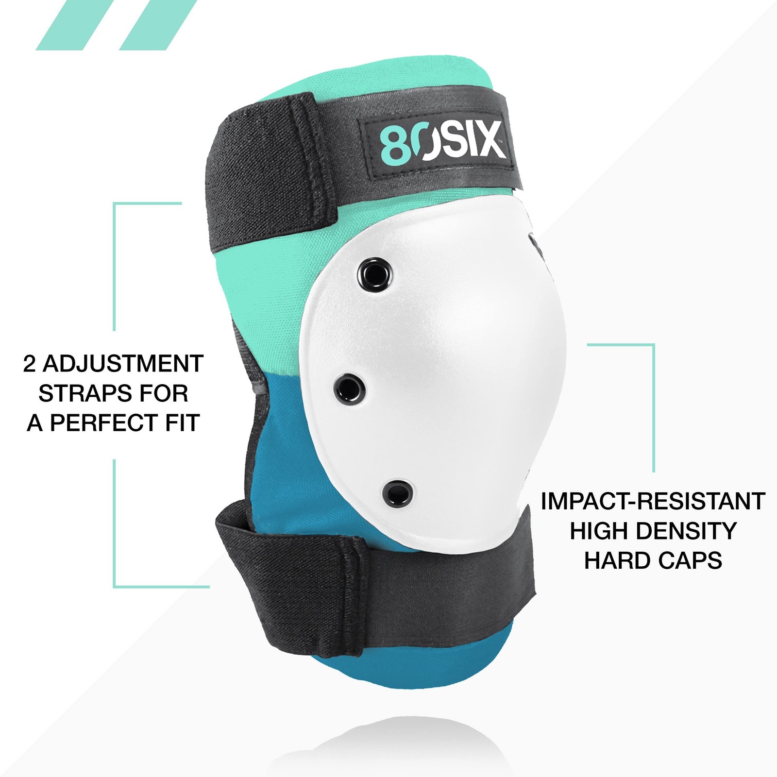 80SIX Multi-Sport Pad Set– Protective Gear for Skateboarding, Biking, Roll