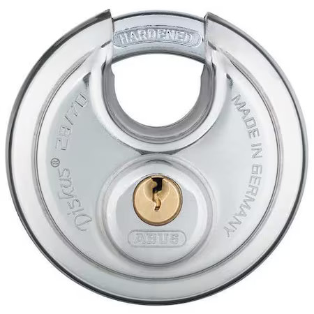 Abus 28/70 Kd Padlock, Keyed Different, Partially Hidden Shackle, Disc