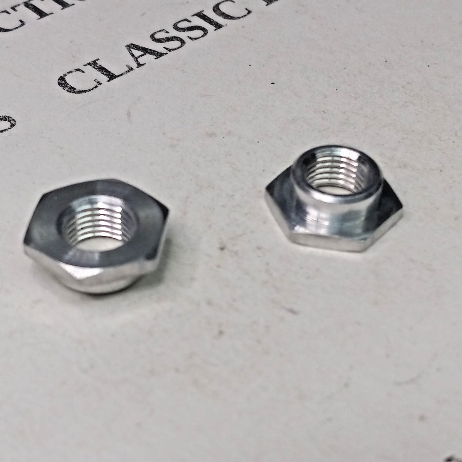 2pcs. Deep Reach Potentiometer Hex Nut M7X0.75 Bushing Threads