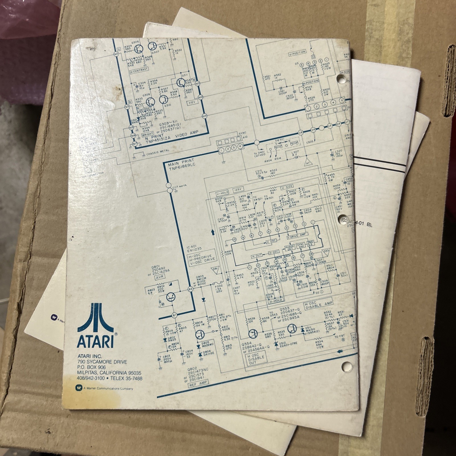 Original Kangaroo Set Atari manual ARCADE Video GAME owners manual