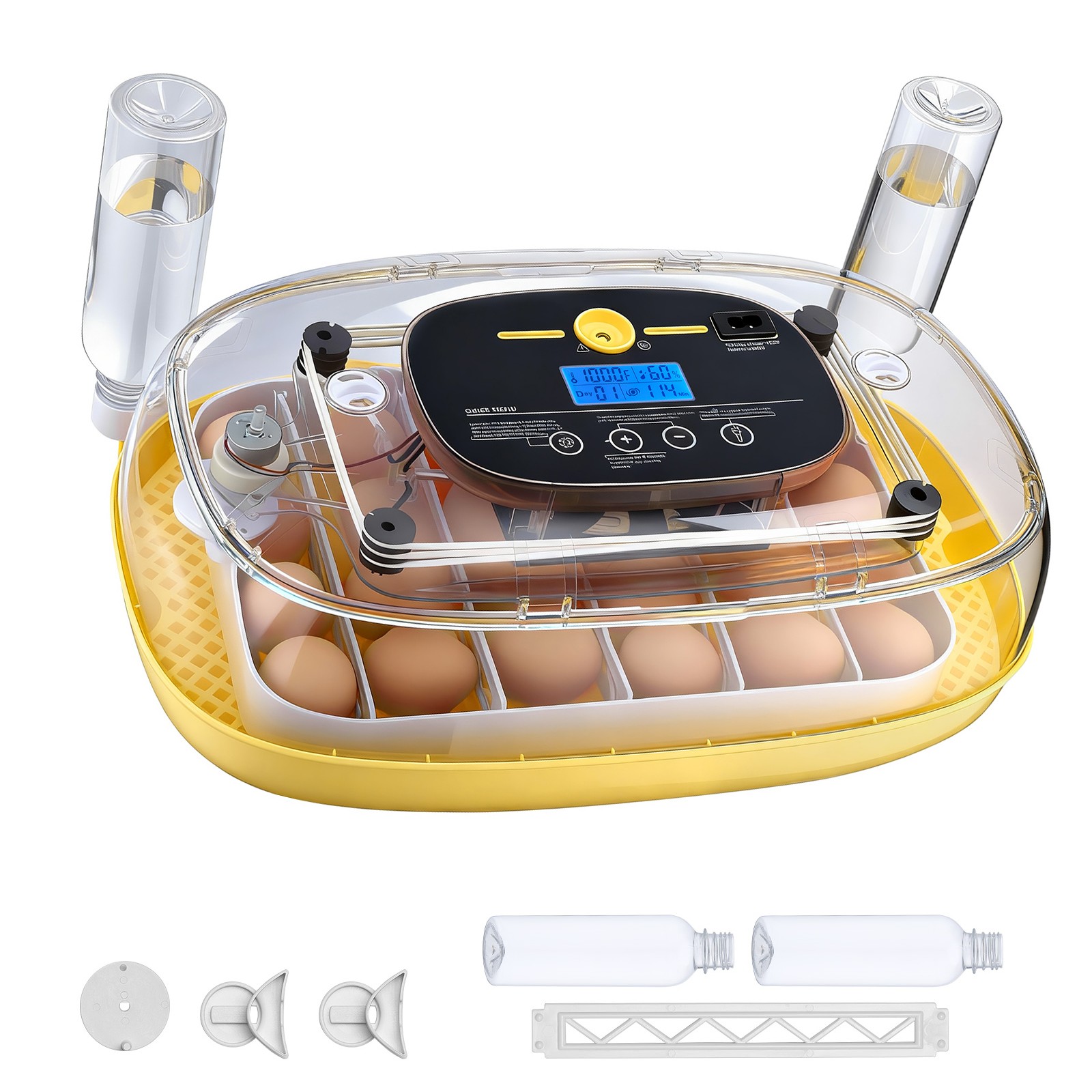 Uimoso 24 Egg Incubator with Auto Turning Temperature Control & Humidity Display