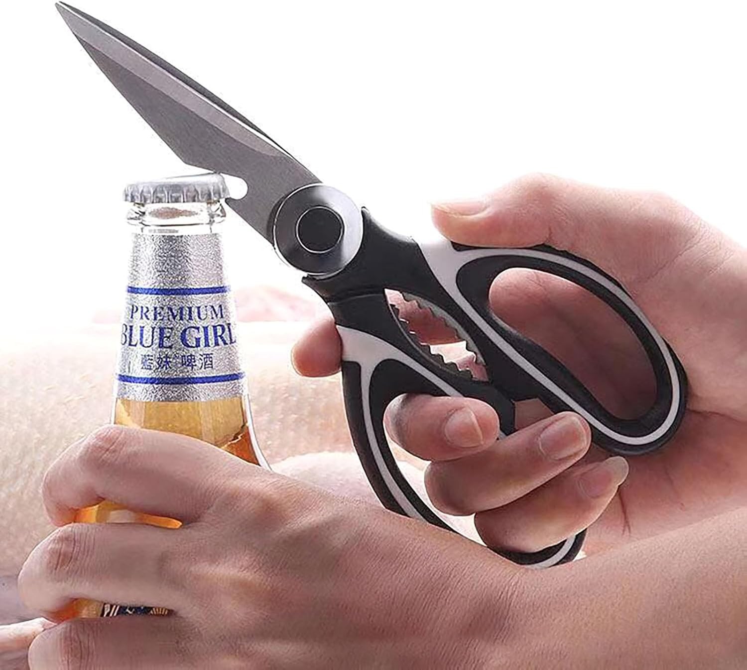 Heavy Duty Kitchen Scissors, 2 Pcs Stainless Steel Multipurpose Sharp Utility