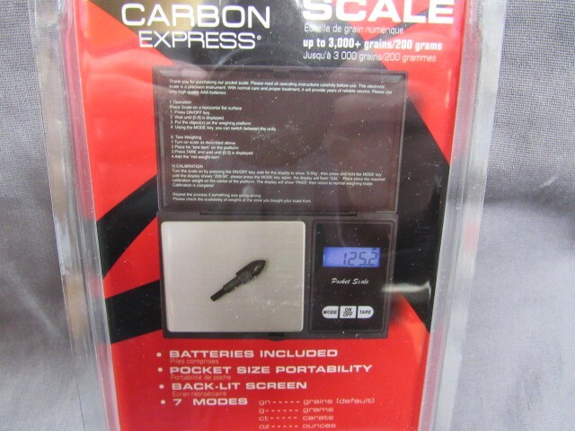 Carbon Express Digital Grain Scale Archery Scale