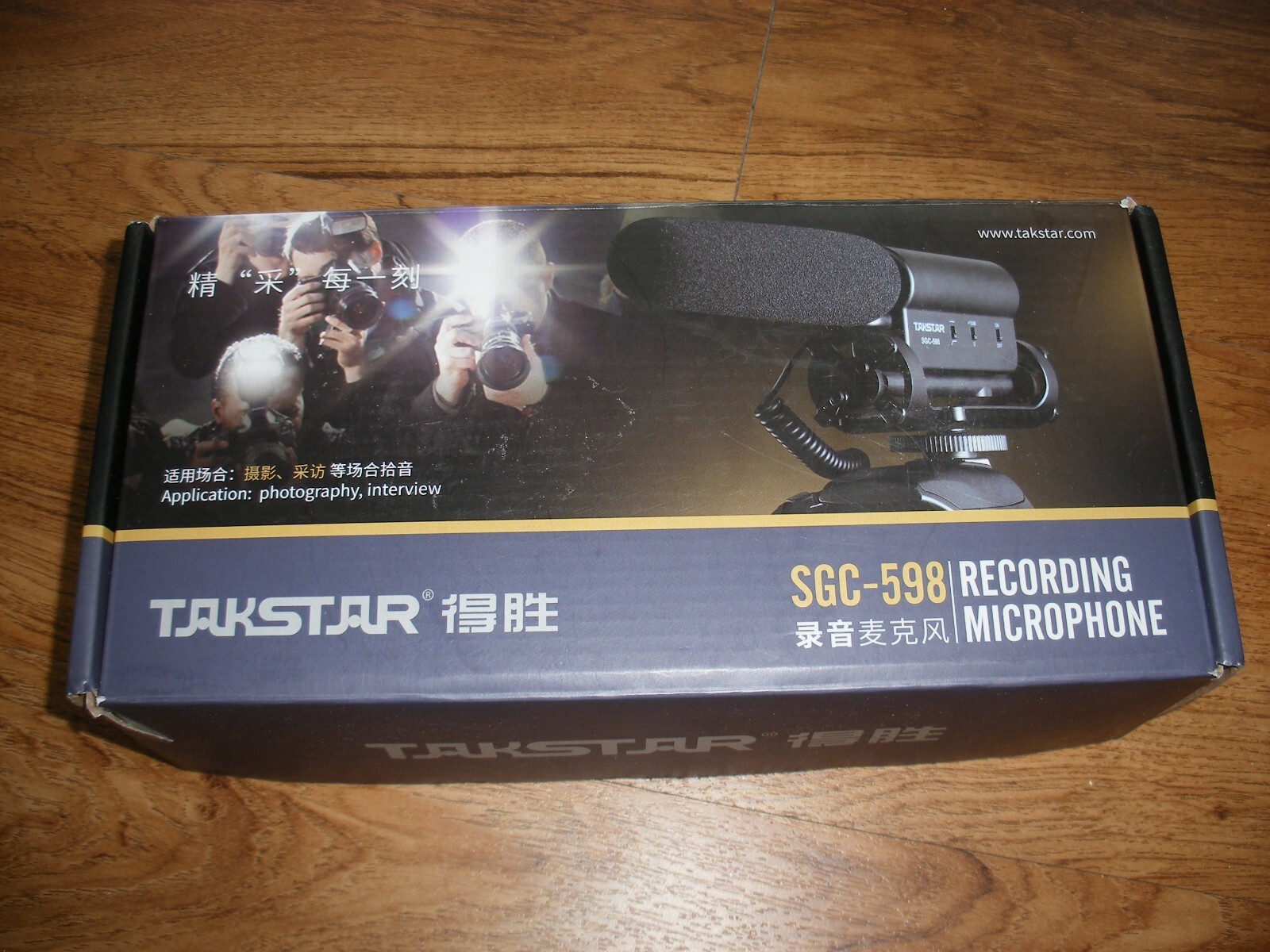 Takstar SGC-598 On Camera Shotgun Microphone, Recording Microphone, NEW
