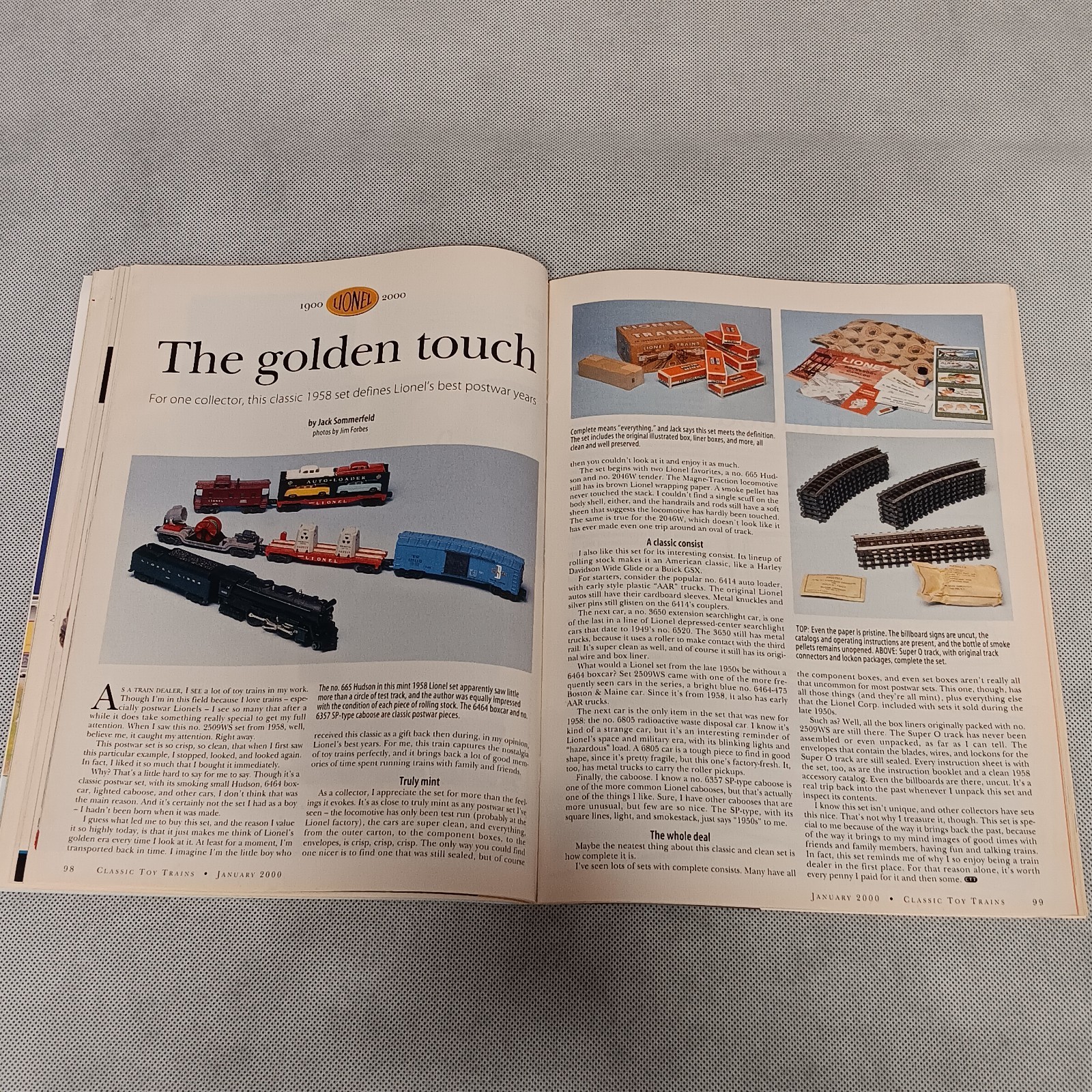 Classic Toy Trains Magazine January 2000