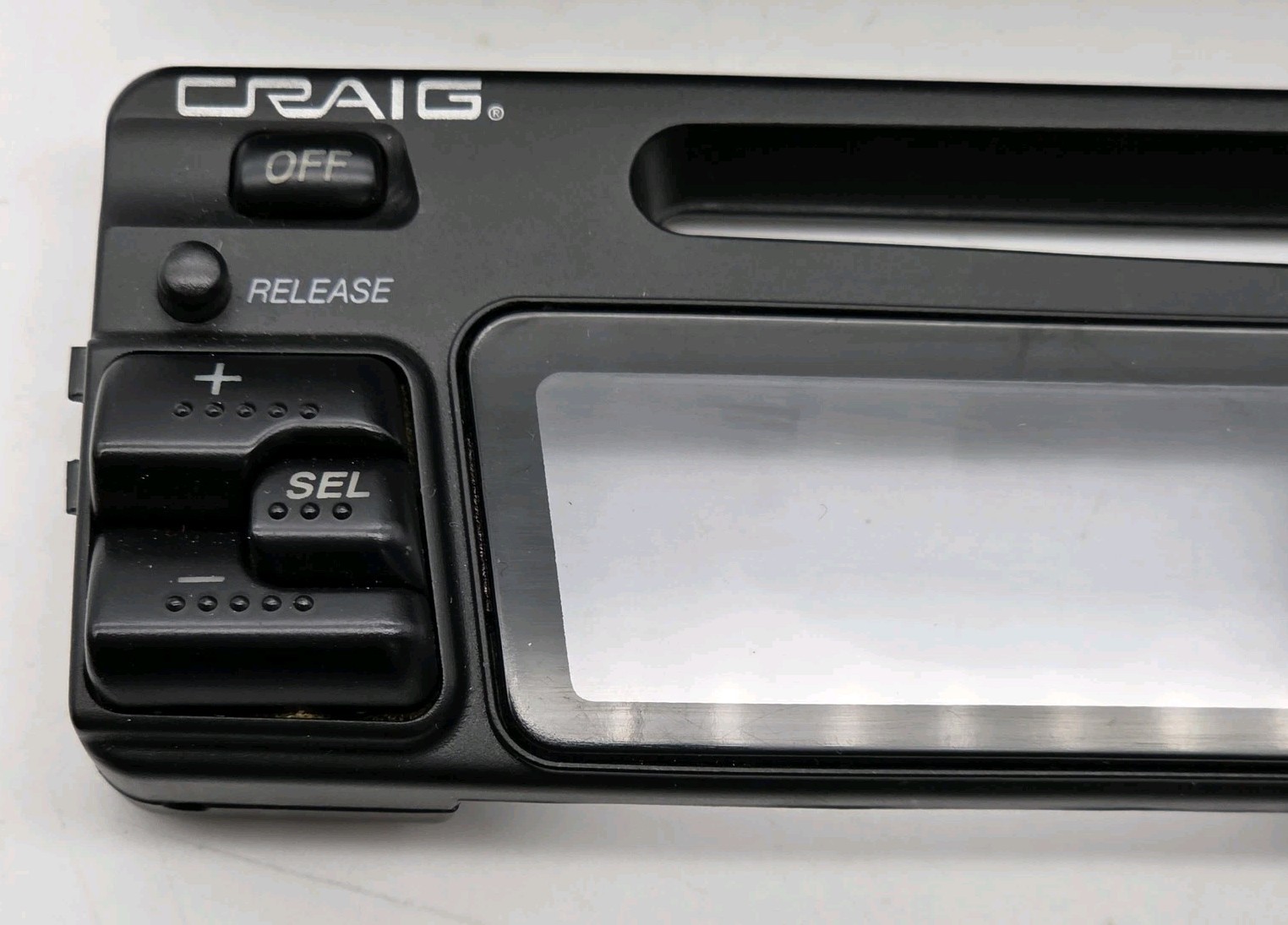 CRAIG Replacement Faceplate & Case For Car Stereo Compact Disc Player Untested