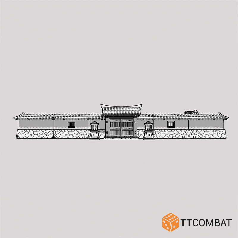 TTCombat BNIB Toshi: Courtyard Walls