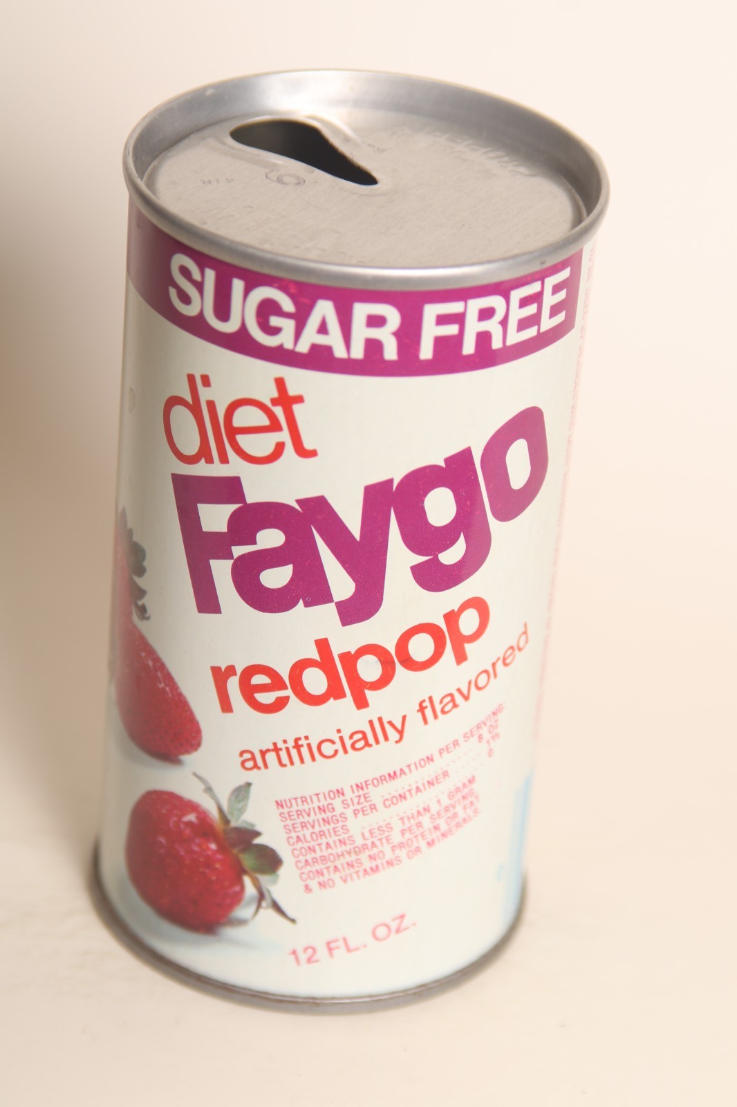 Diet Faygo Redpop soda can