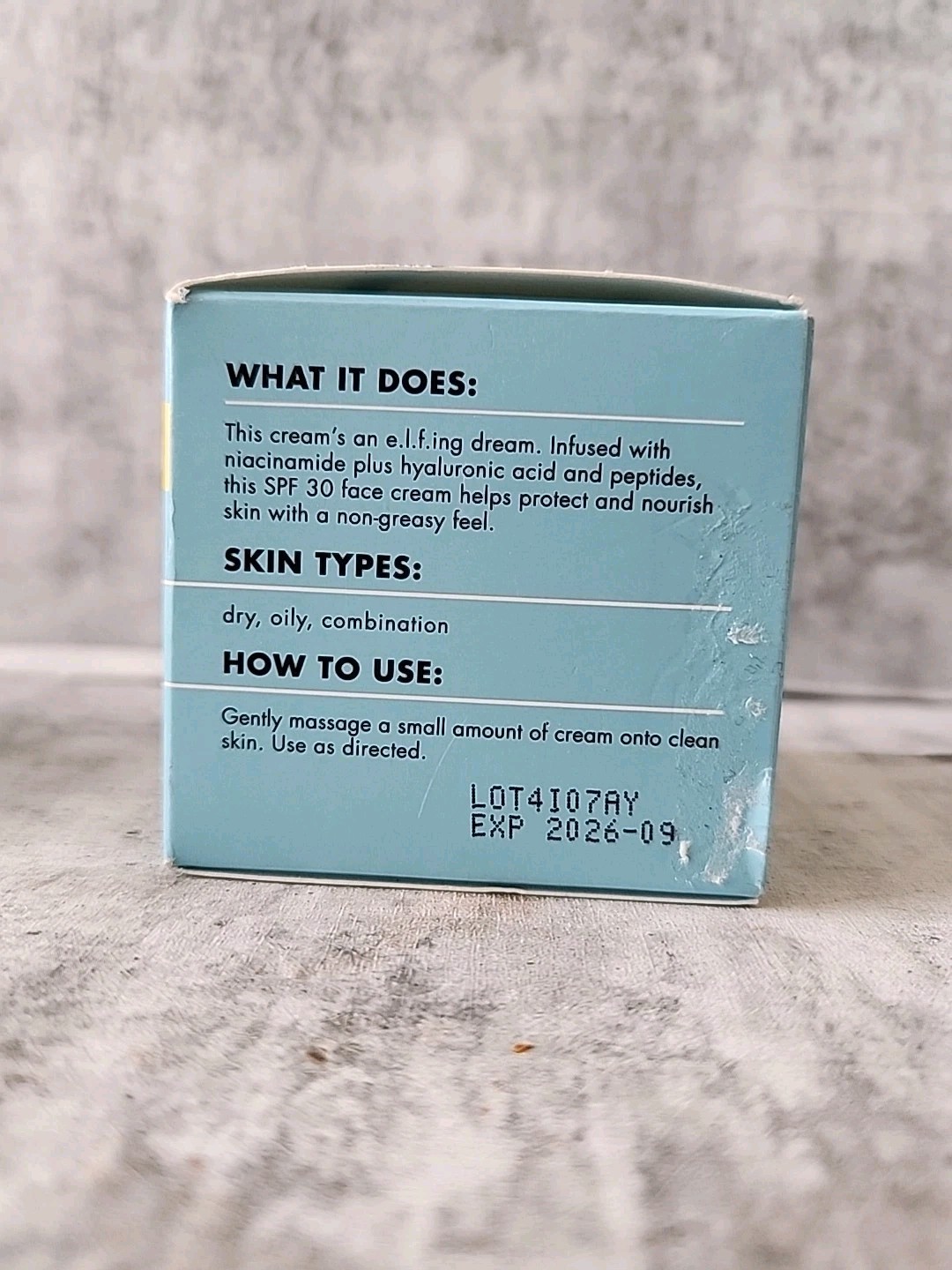 Holy Hydration! Face Cream, Broad Spectrum SPF 30 Sunscreen,