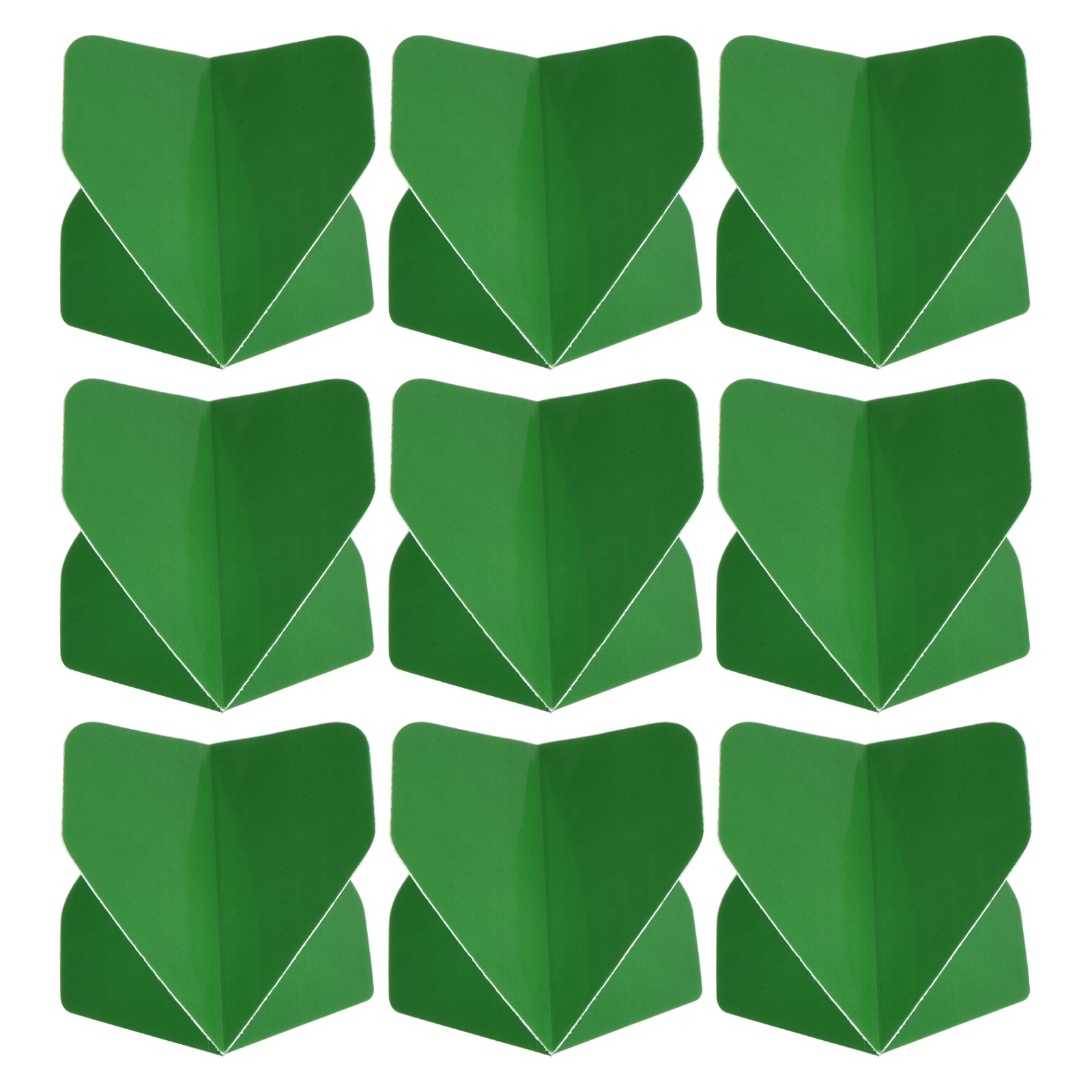 Dart Flights, 9 Pack PET Darts Accessories Replacement Parts Green