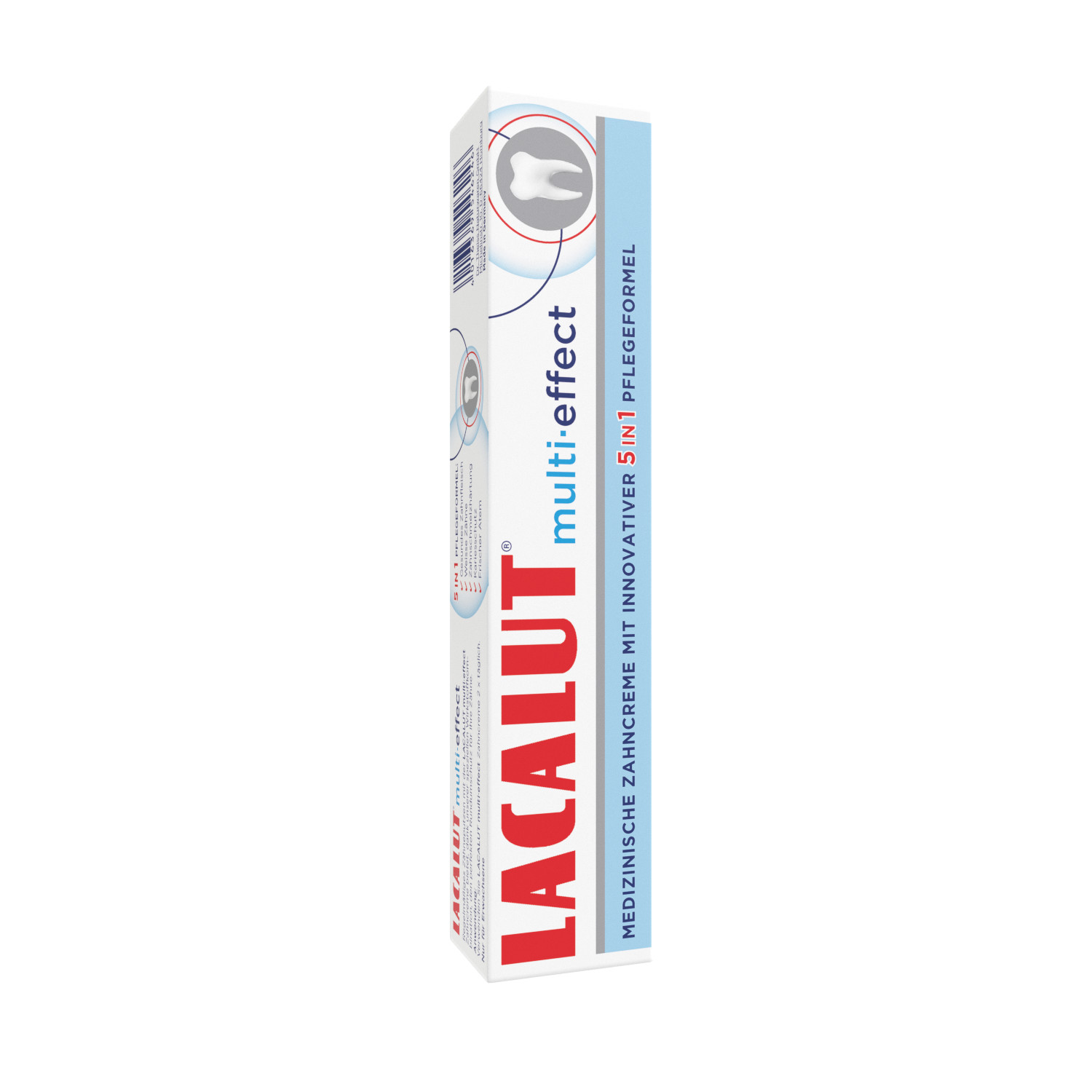 Lacalut toothpaste MULTI EFFECT -halitosis bad breath -75ml FREE SHIPPING