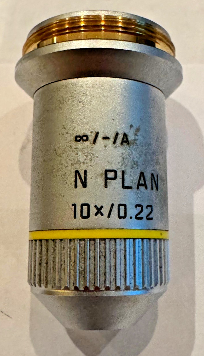 LEICA N PLAN 10X/ 0.22 MICROSCOPE OBJECTIVE FOR LEICA DMRB