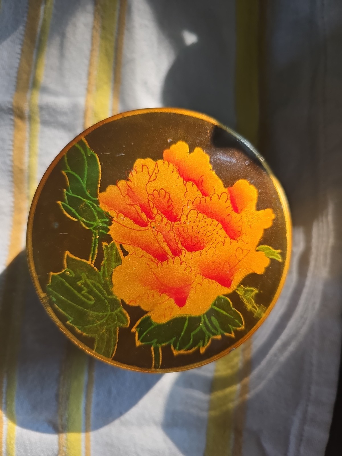 Painted Lacquer Trinket Box