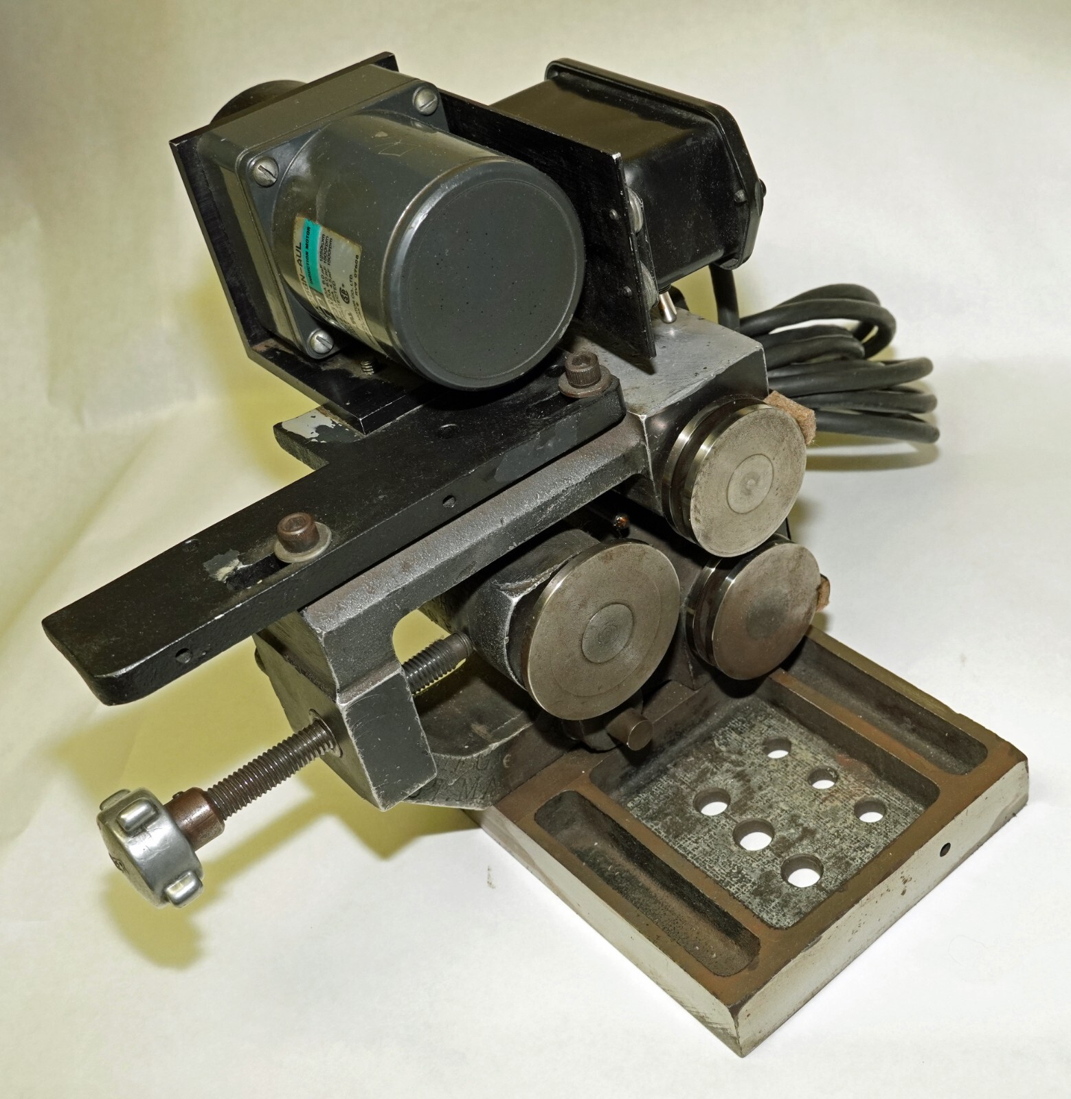 St. Mary Type Roll Spin - Motorized Grinding Fixture - Punch Pin