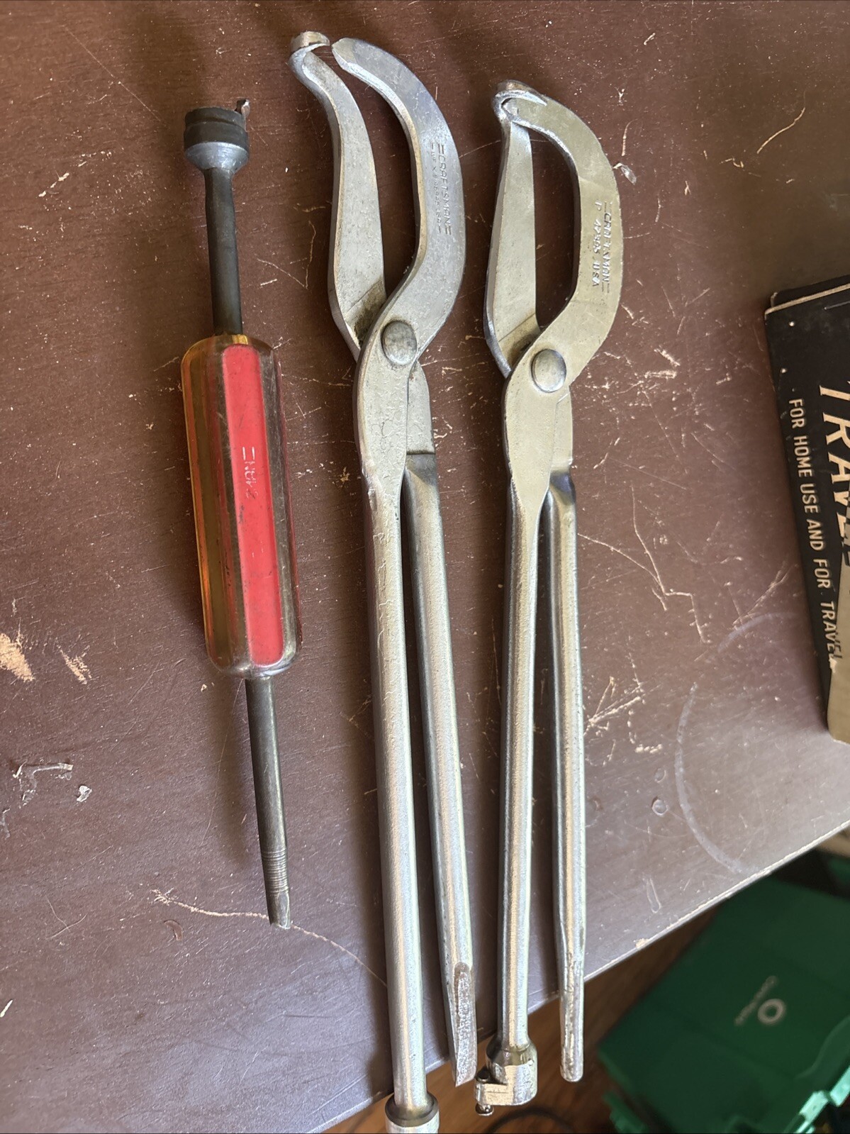 (3) USA Vintage Craftsman (46945)&(47394) Brake Spring Pliers  Free Shipping