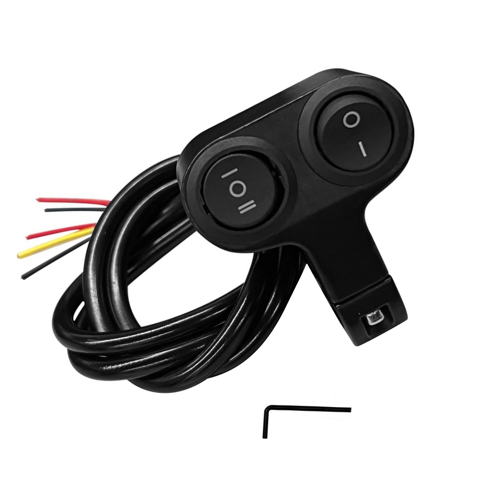 Motorcycle Handlebar 7/8" Dual Button On Off Switch For Fog Spot Light ATV New