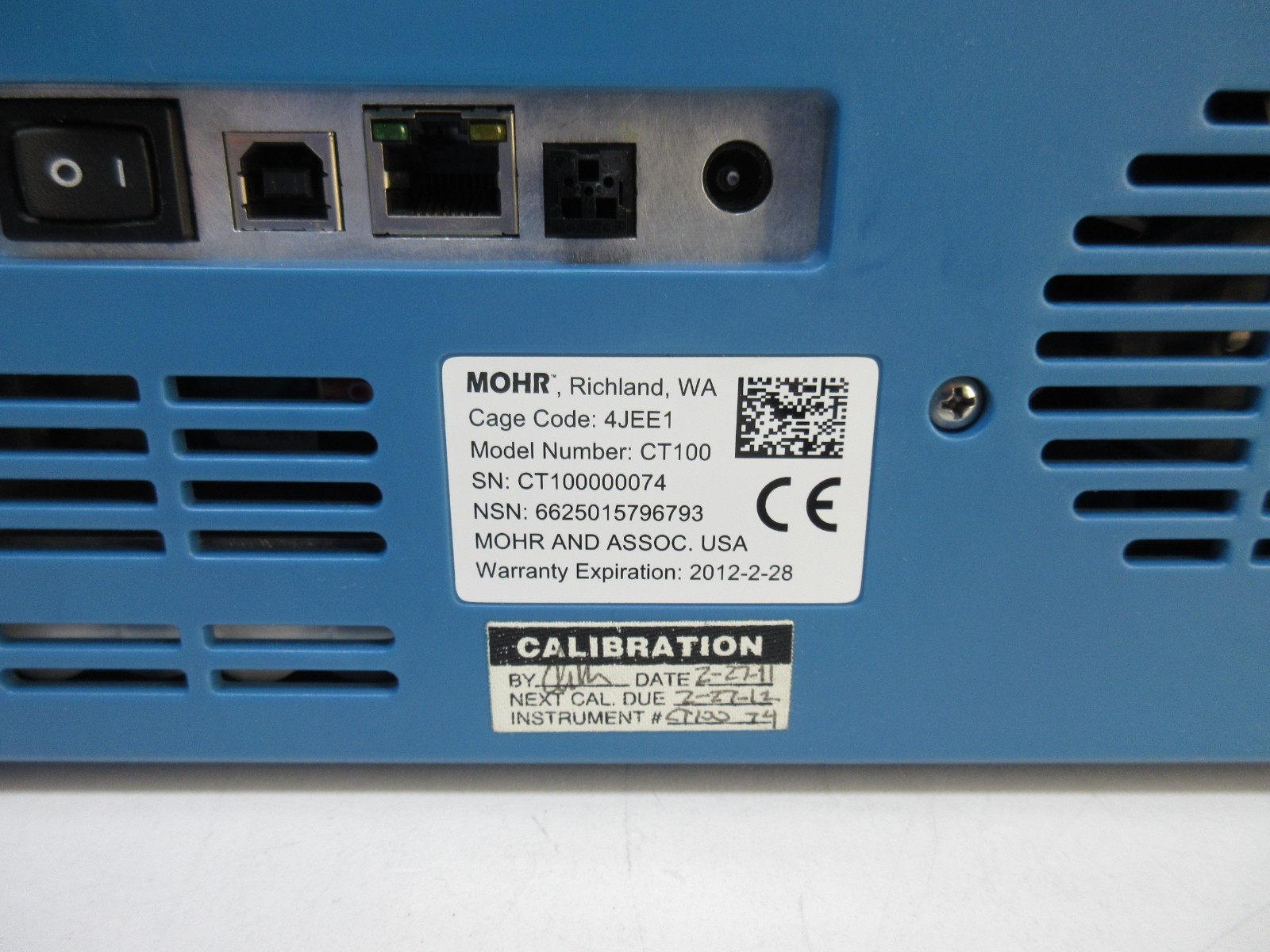MOHR CT100 High Resolution TDR Cable Testers - 44 Operation Hours, DATA, REMOTE