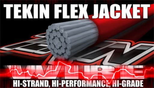 New Tekin 12awg Silicon Flex Wire Silicone (White) 3 feet (3′) TT3014