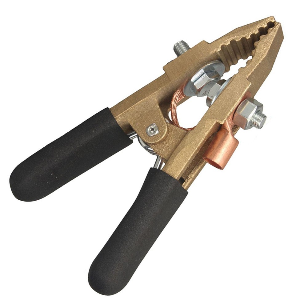 Grounding Clamp 800A A-Shape Brass Construction for Industrial Welding