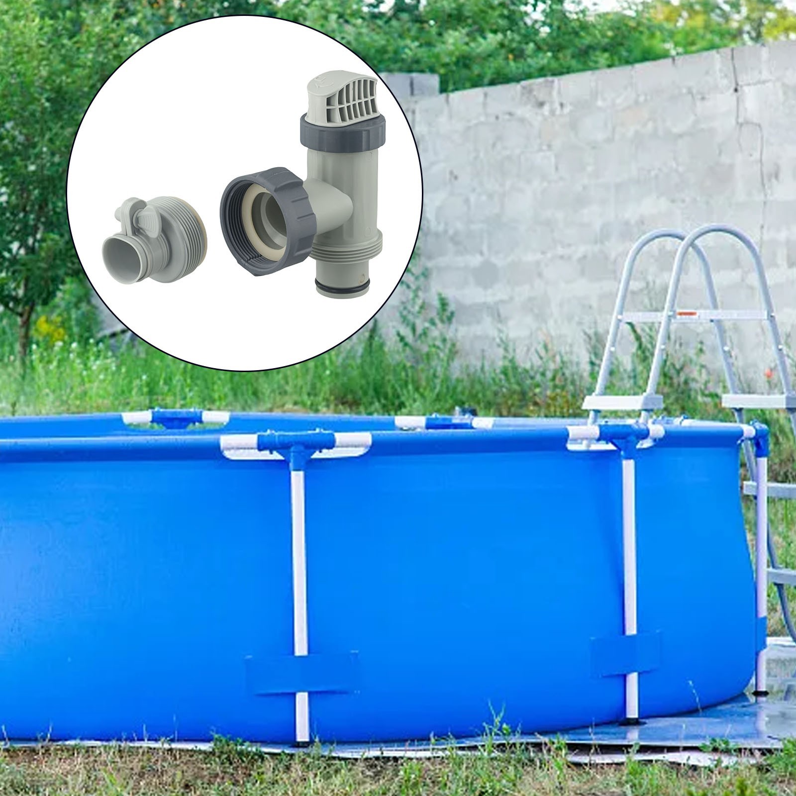 B-Type Hose Shut Off Valve For Swimming Pool Easy To Install Above Ground Pool