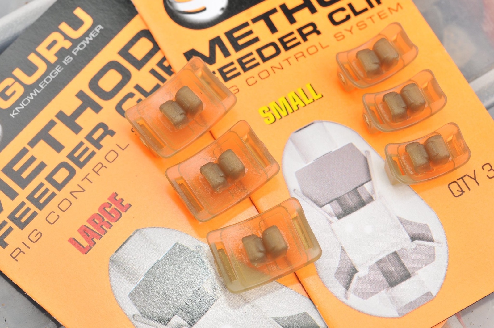 Guru Method Feeder Clip 3 per pack *ALL SIZES* PAY ONE POST