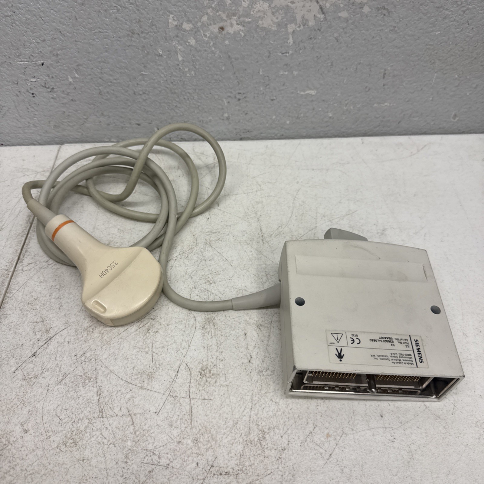 Siemens 3.5C40H Curved Ultrasound Transducer Probe, 5260273-L0850