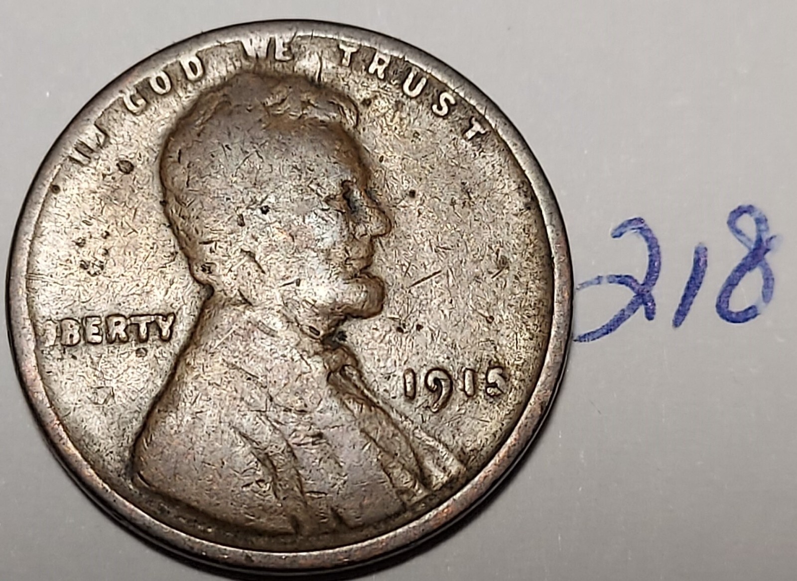 1915 Lincoln Wheat Cent   #218