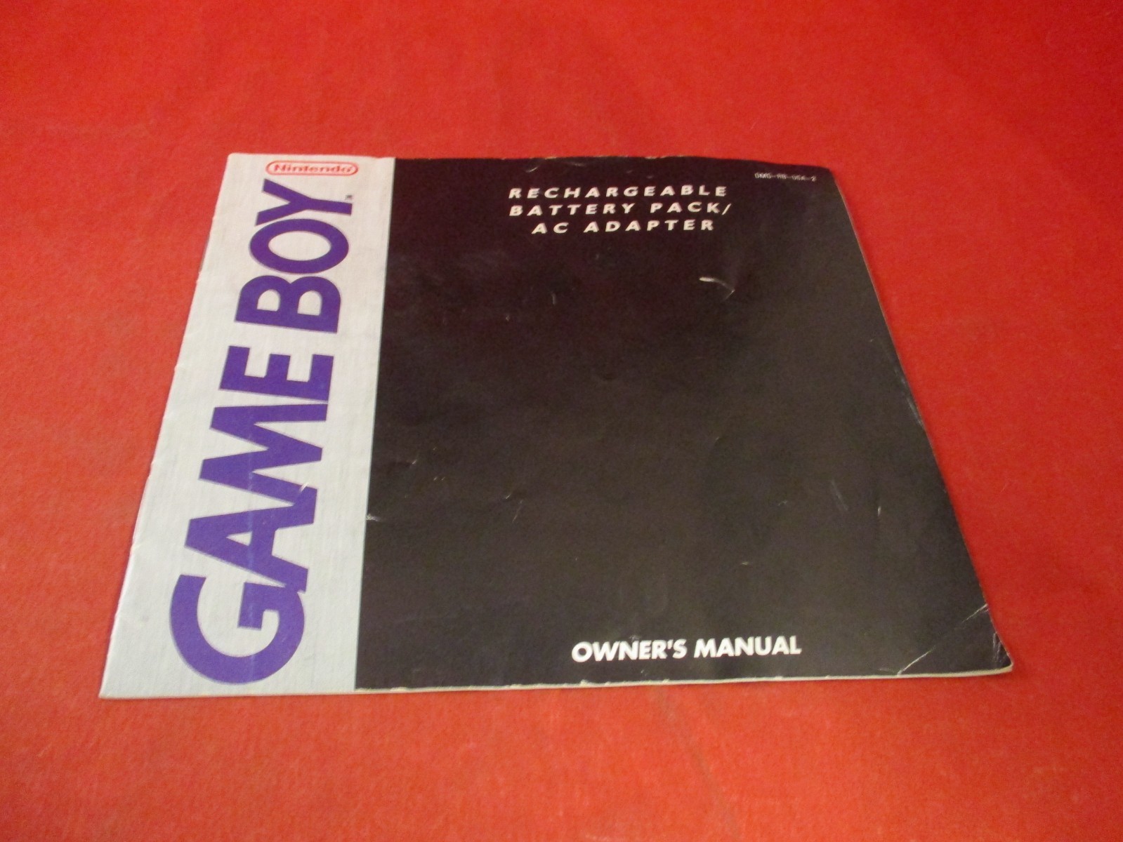 Rechargeable Battery Pack Nintendo Game Boy Instruction Manual Booklet ONLY #