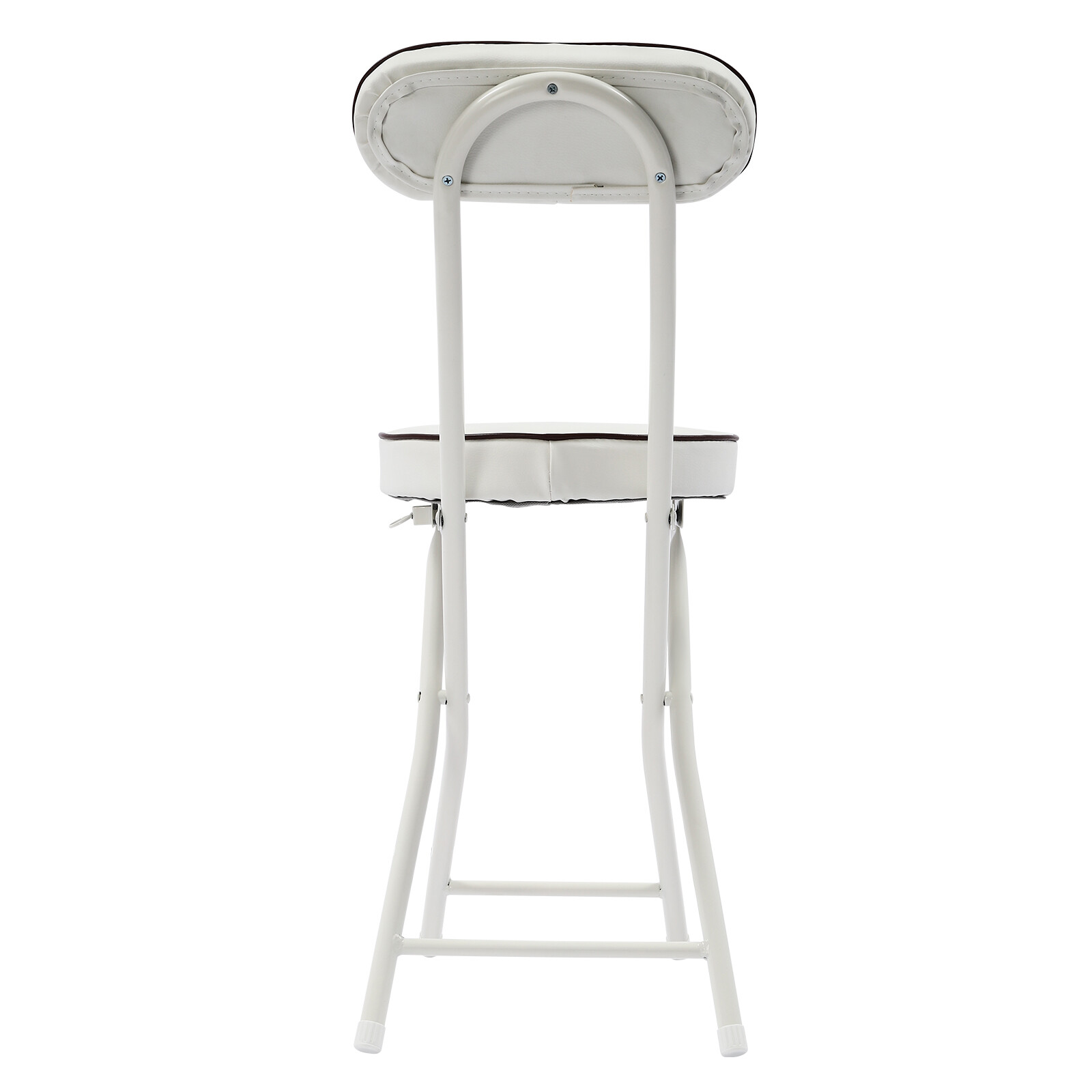 Upholstered Counter Stool 4pcs Bar Stool Portable Folding Kitchen Dining Chair