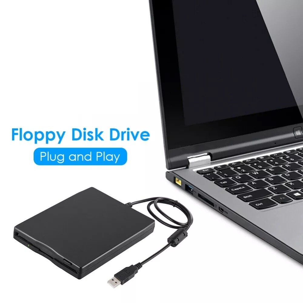 NEW USB 2.0 External Floppy Disk Drive 3.5" 1.44MB Windows PC Mac OS