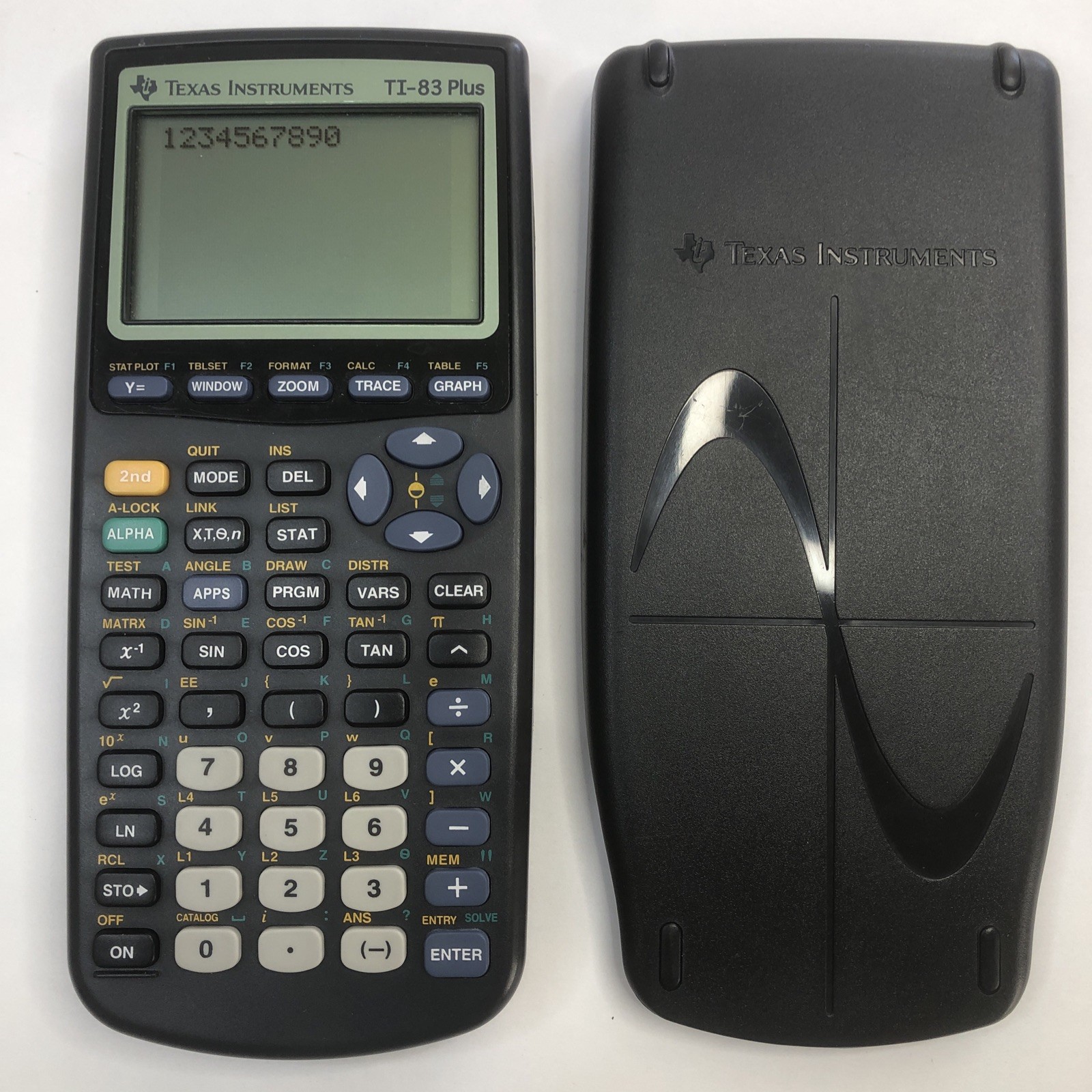 Texas Instruments TI-83 Plus Graphing Calculator w/ Cover Case TESTED
