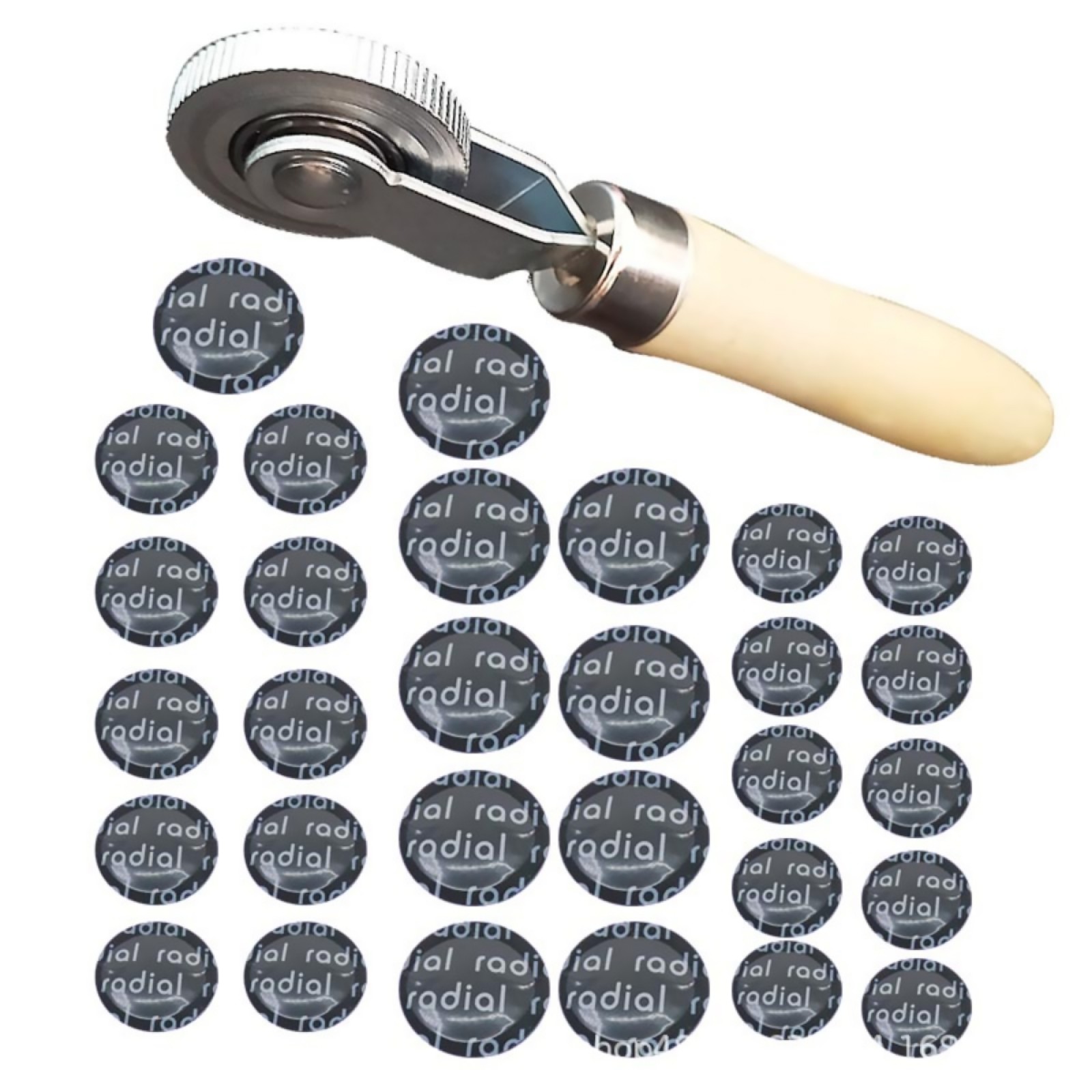 Car Tire Repair Kit Roller Auto Patch Roller Motorcycle Wheel Repair Kit