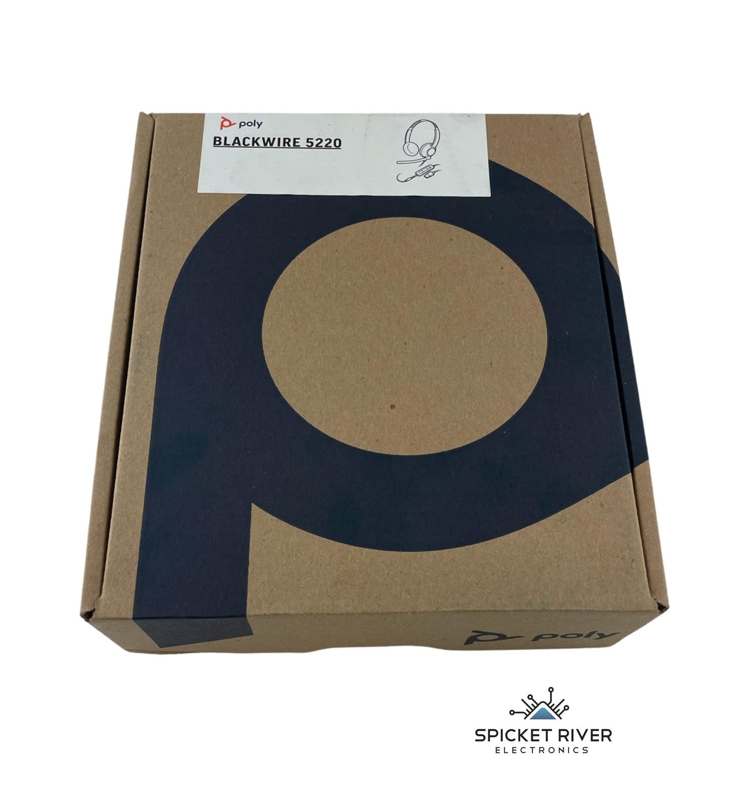 NEW - Open Box - Plantronics Blackwire 5220 Wired Headset 207576-01 USB-A
