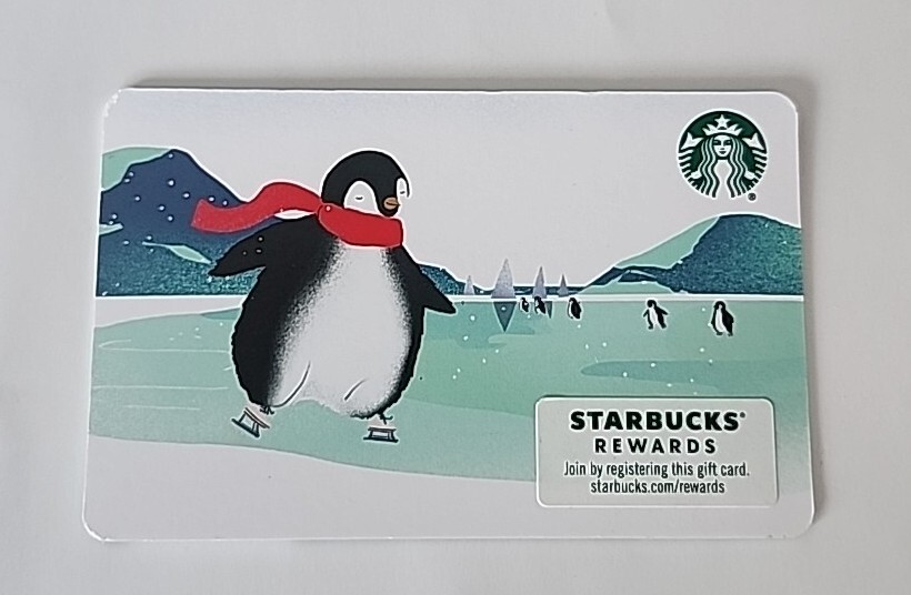 Starbucks 2022 Penguin Gift Card **New**