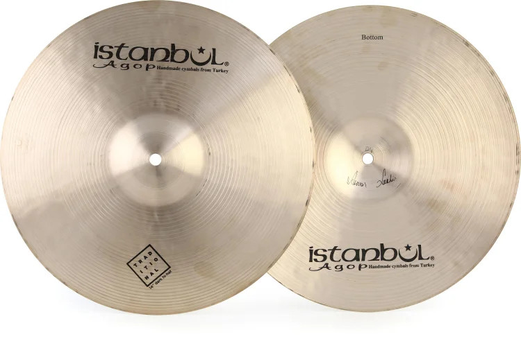 Istanbul Agop Traditional Dark Hi-hat Cymbals - 14 inches