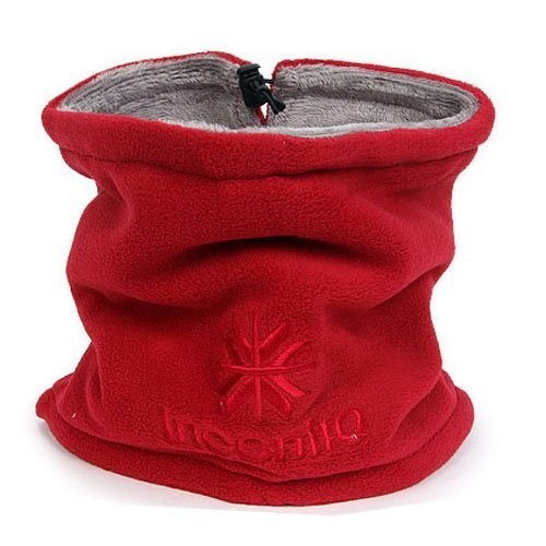 INCONTRO RED Kids Neck Warmers Gaiter for Ski Motor Skiboarding Small, Red