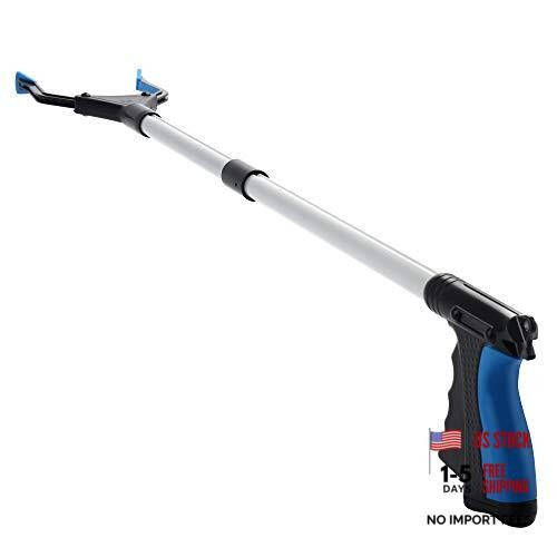 Grabber Reacher Tool, 32" Grabbers for Elderly, Lightweight Extra Long Blue