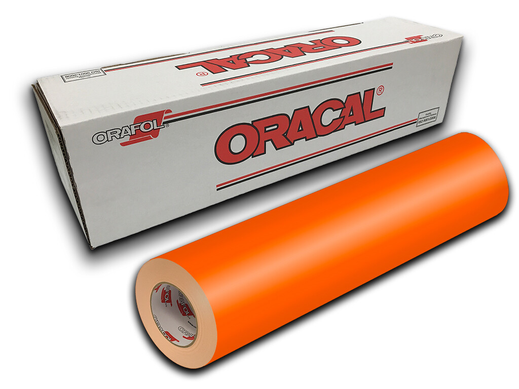 12" X 5yd - Pastel Orange Oracal 651 Craft & Hobby Cutting Vinyl Roll