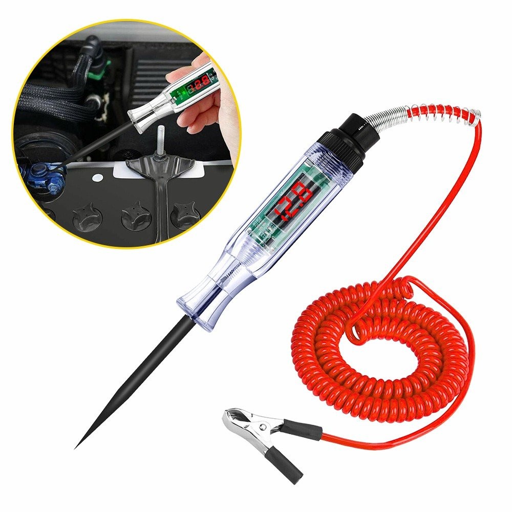 6-24V Digital Electric Voltage Circuit Tester Automotive Test Light F/Car Truck
